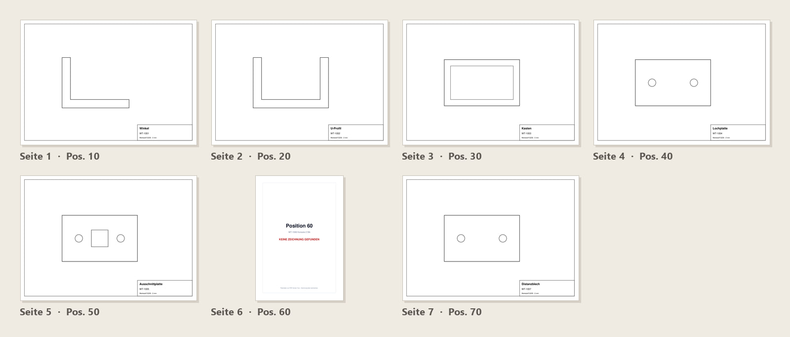 PDF-Sortier-Tool: das fertige, in Bestellreihenfolge zusammengefügte PDF
